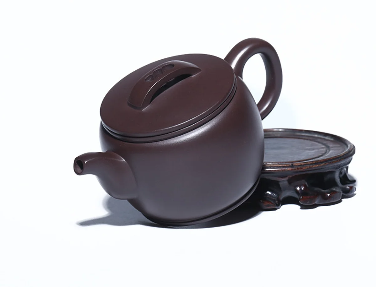 颐壶春宜兴紫砂壶纯手工家用泡茶壶全手工功夫茶具原矿紫泥汉瓦壶 详情图 16