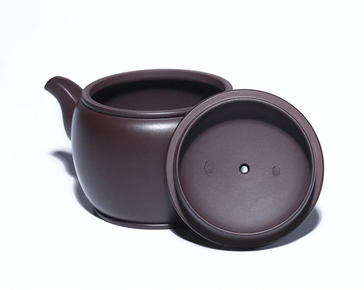 颐壶春宜兴紫砂壶纯手工家用泡茶壶全手工功夫茶具原矿紫泥汉瓦壶 详情图 18