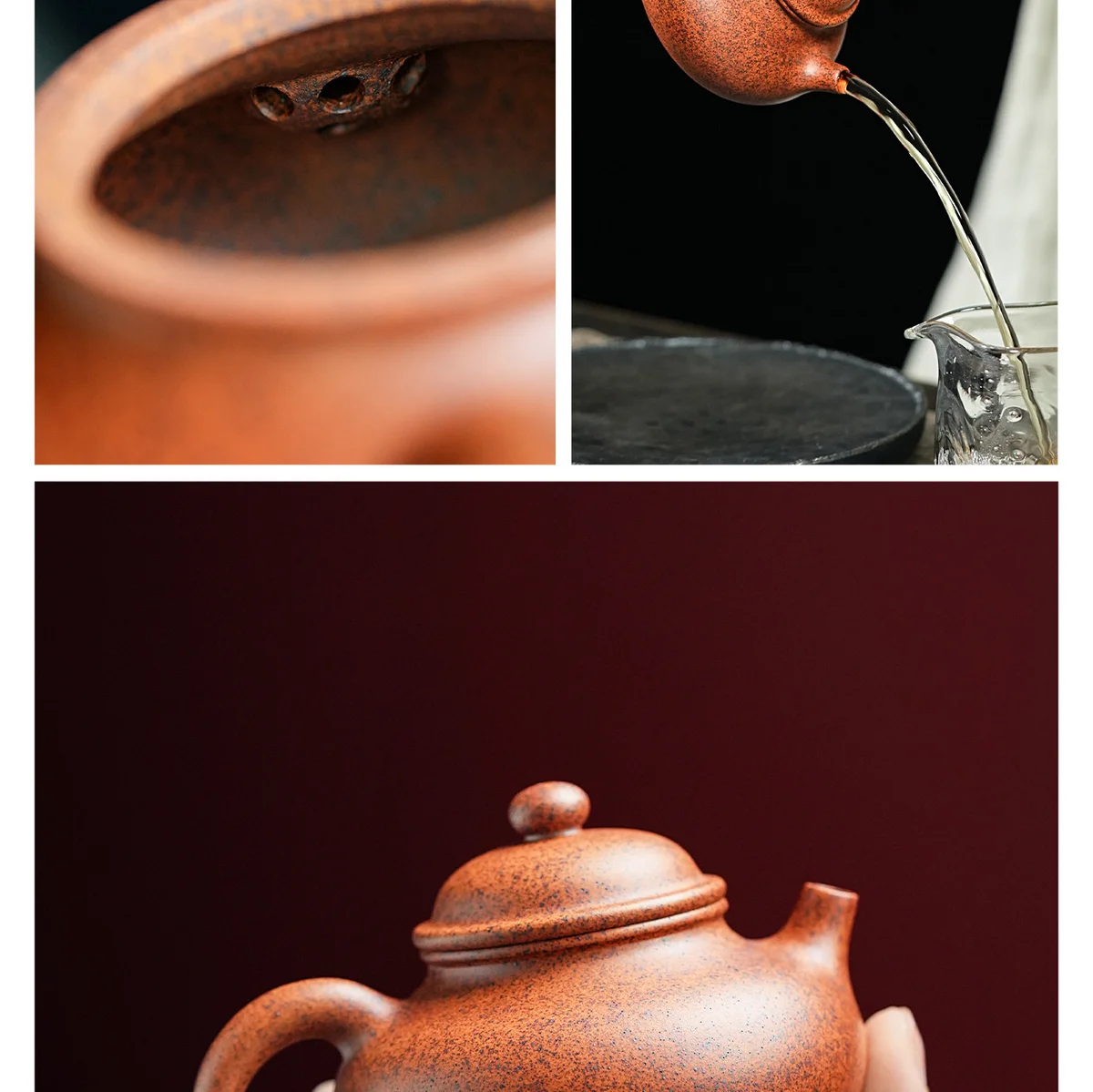 古悦堂纯手工紫砂壶正品茶具套装2026新款泡茶专用小茶壶如意紫菱 详情图 20