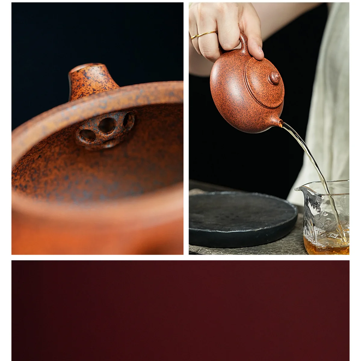 古悦堂纯手工紫砂壶正品茶具套装2026新款泡茶专用小茶壶如意紫菱 详情图 25