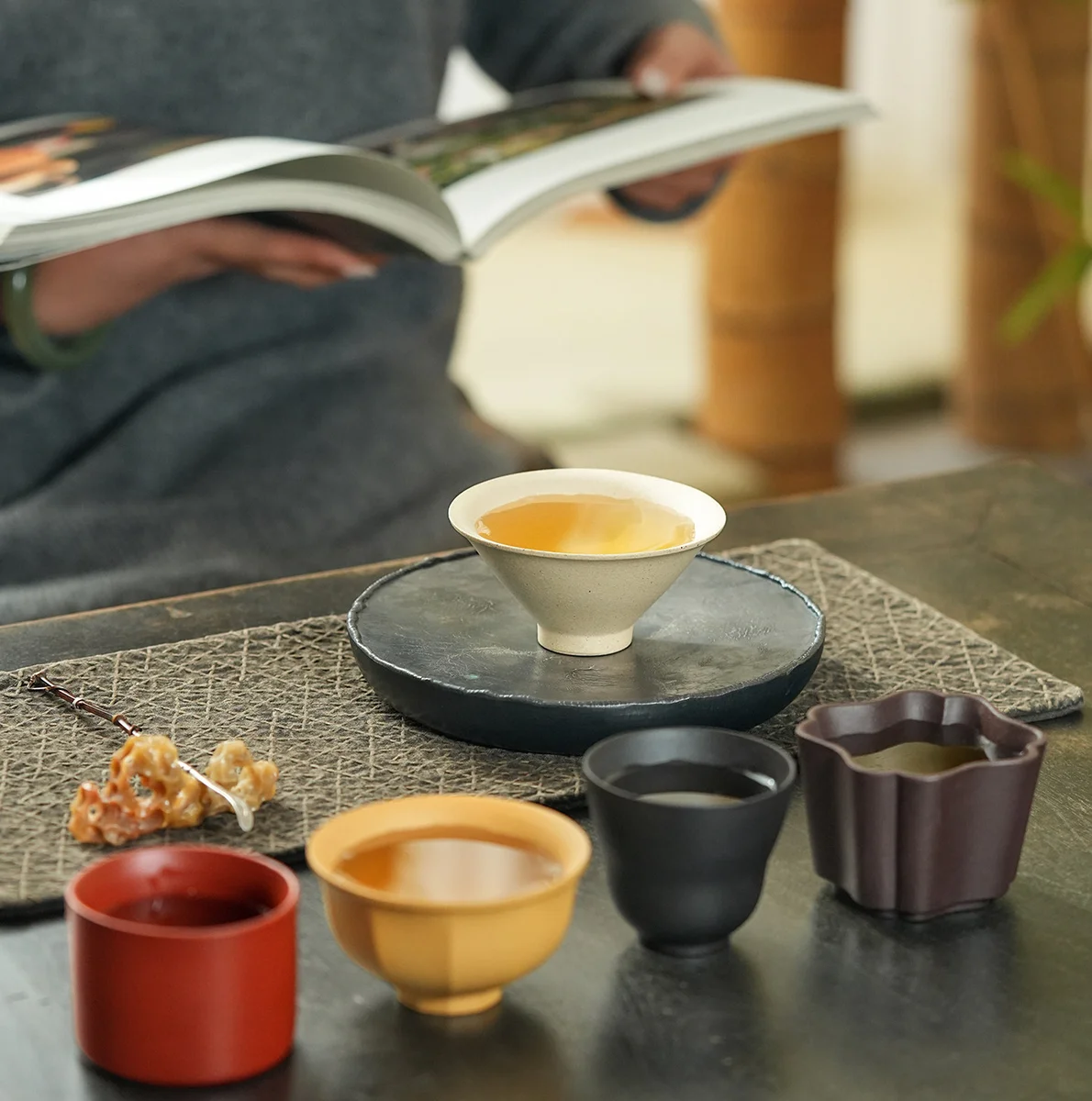 宜兴纯手工紫砂杯个人专用主人杯高档茶杯套装礼盒装送礼功夫茶具 详情图 16