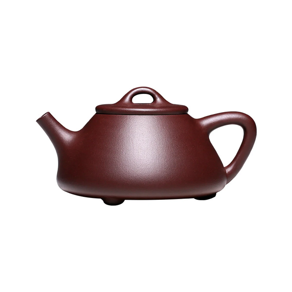 古悦堂 宜兴紫砂壶 纯手工家用功夫茶壶茶具套装 紫泥子冶石瓢壶 - 2