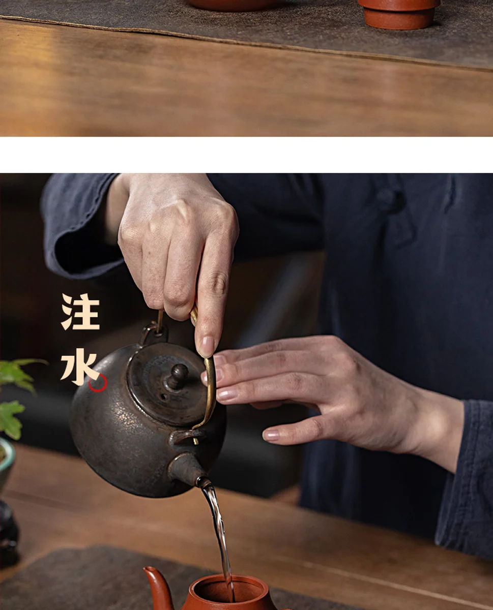 古悦堂 宜兴紫砂壶纯手工泡茶壶个人专用小壶功夫茶具 大红袍思亭 详情图 15