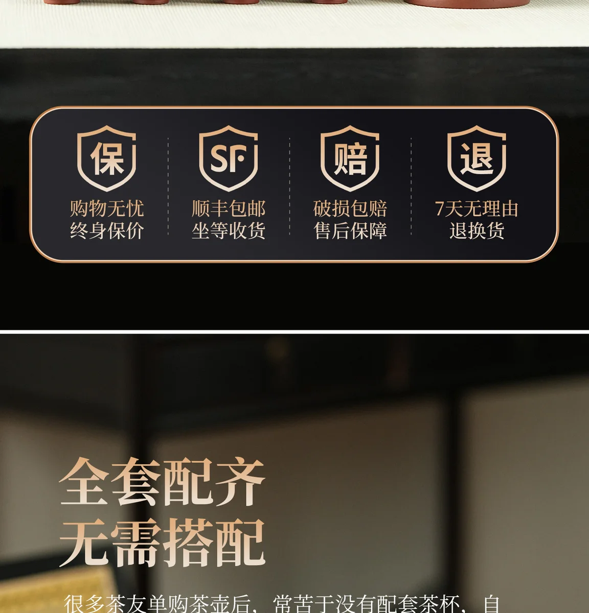 古悦堂纯手工紫砂壶正品泡茶壶家用茶具套装汉瓦壶送长辈朋友礼物 详情图 11