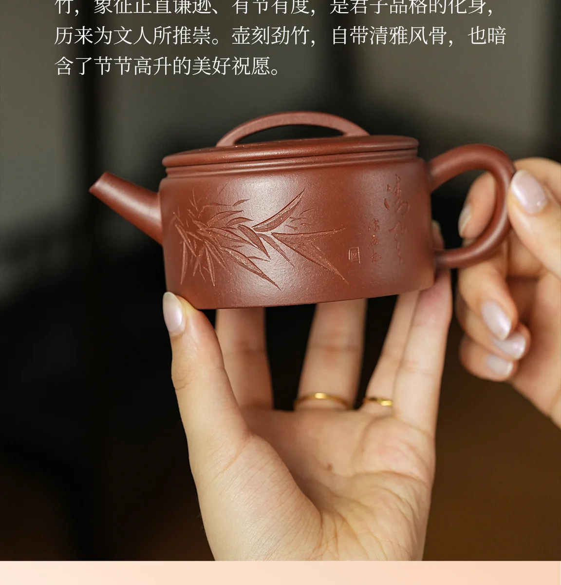古悦堂纯手工紫砂壶正品泡茶壶家用茶具套装汉瓦壶送长辈朋友礼物 详情图 12