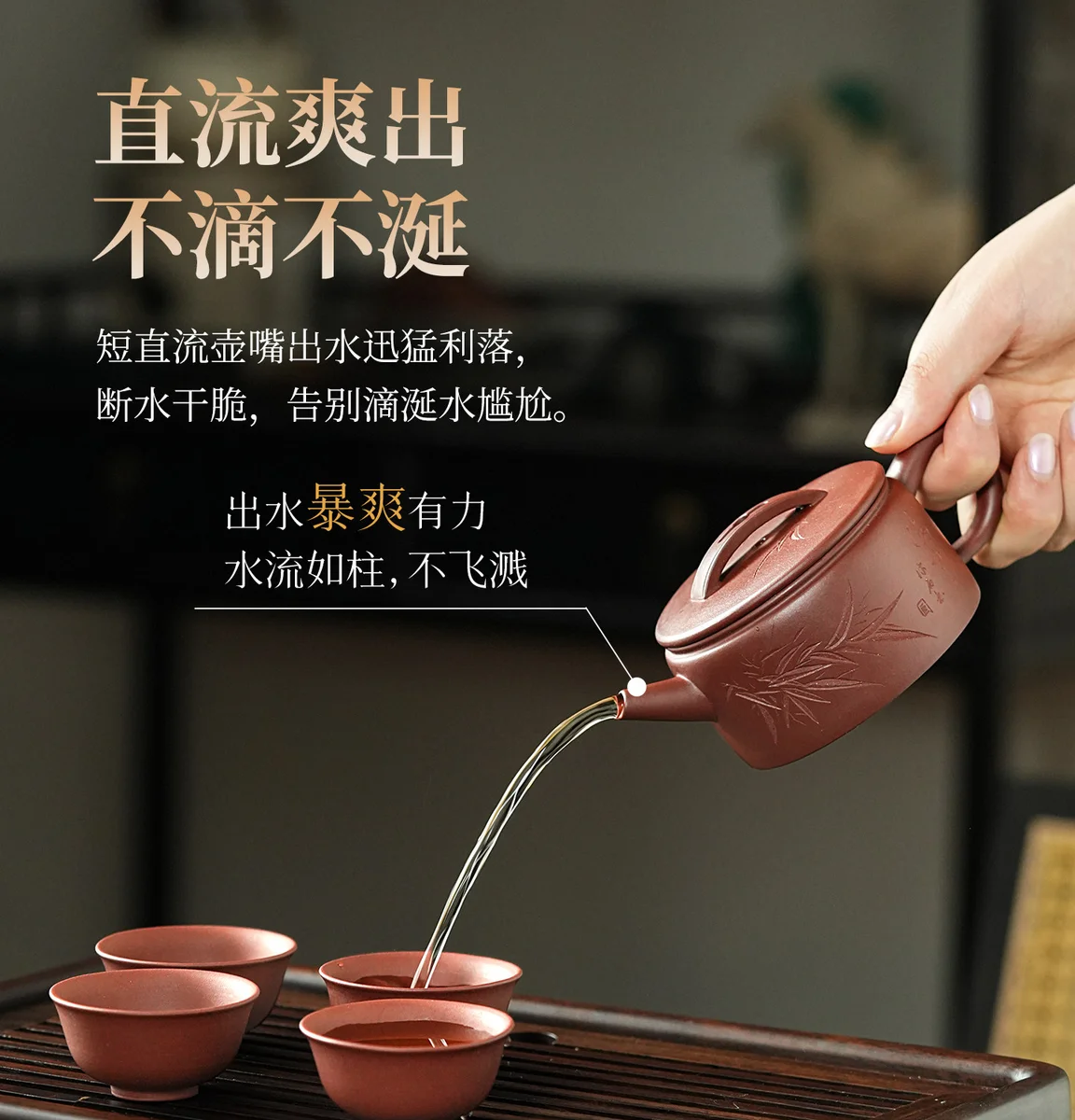 古悦堂纯手工紫砂壶正品泡茶壶家用茶具套装汉瓦壶送长辈朋友礼物 详情图 1