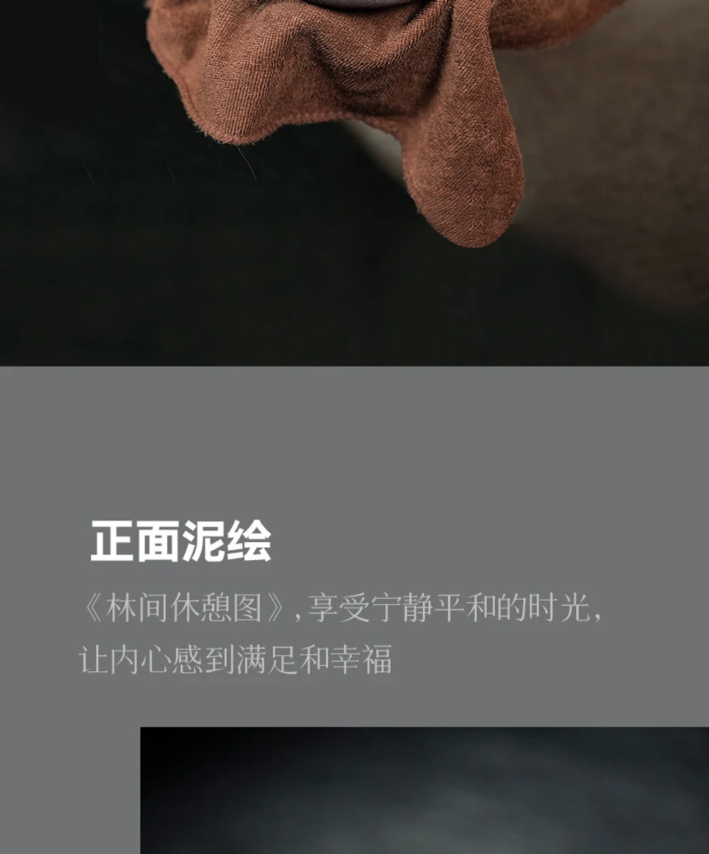 宜兴紫砂壶官方旗舰店正品纯全手工家用泡茶壶黄飞紫泥柴烧 容瓢 详情图 3