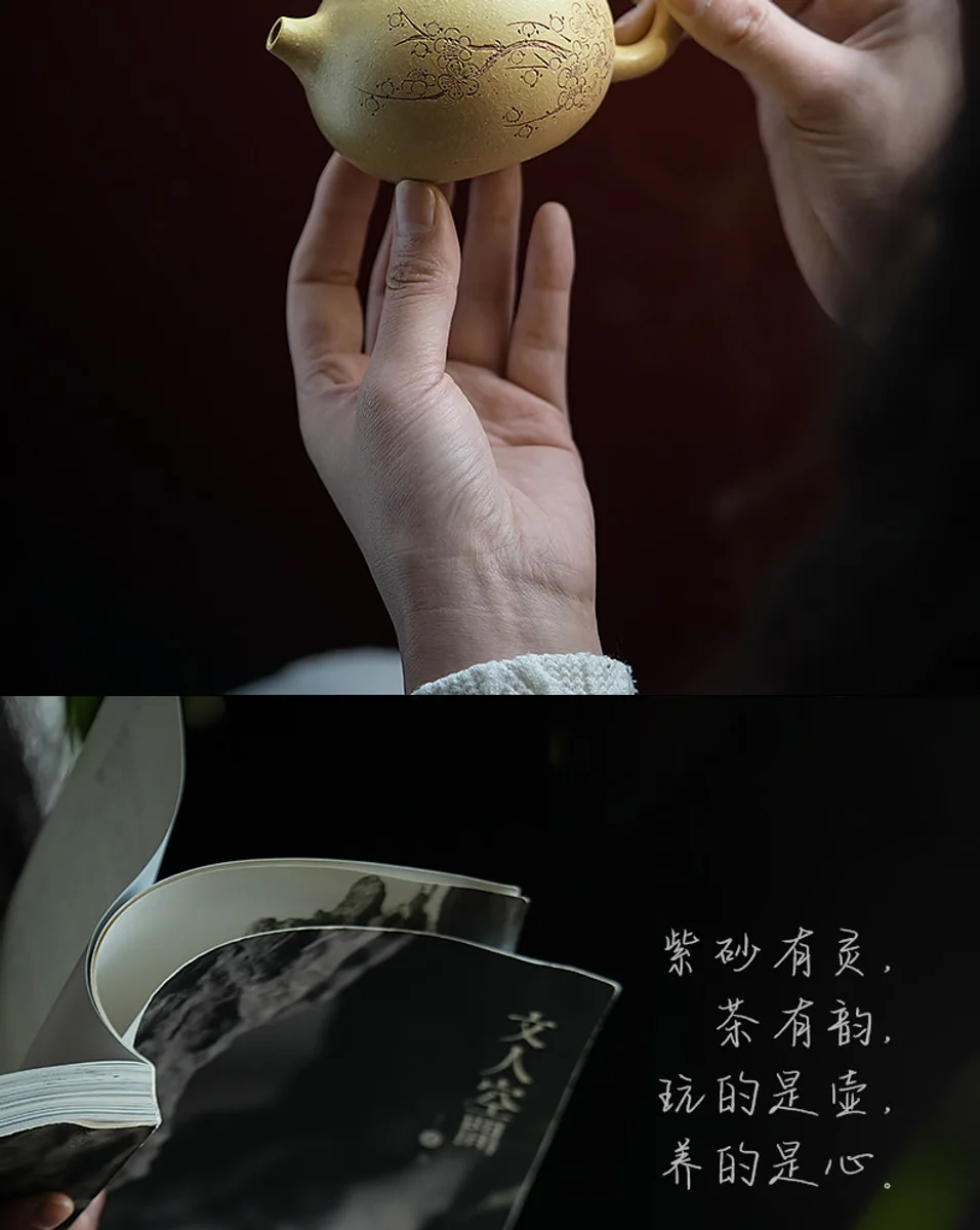 宜兴纯手工紫砂壶家用泡茶壶一人用小壶本山绿泥家用功夫单壶西施 详情图 12