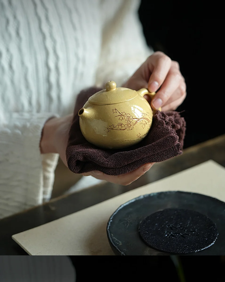 宜兴纯手工紫砂壶家用泡茶壶一人用小壶本山绿泥家用功夫单壶西施 详情图 20