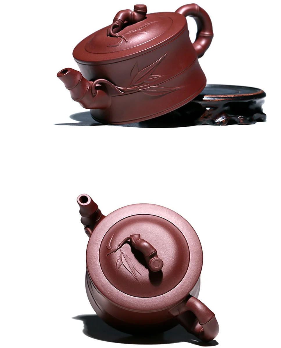 古悦堂 宜兴原矿紫砂壶名家纯手工泡茶壶茶具套装家用 一品竹段壶 详情图 16