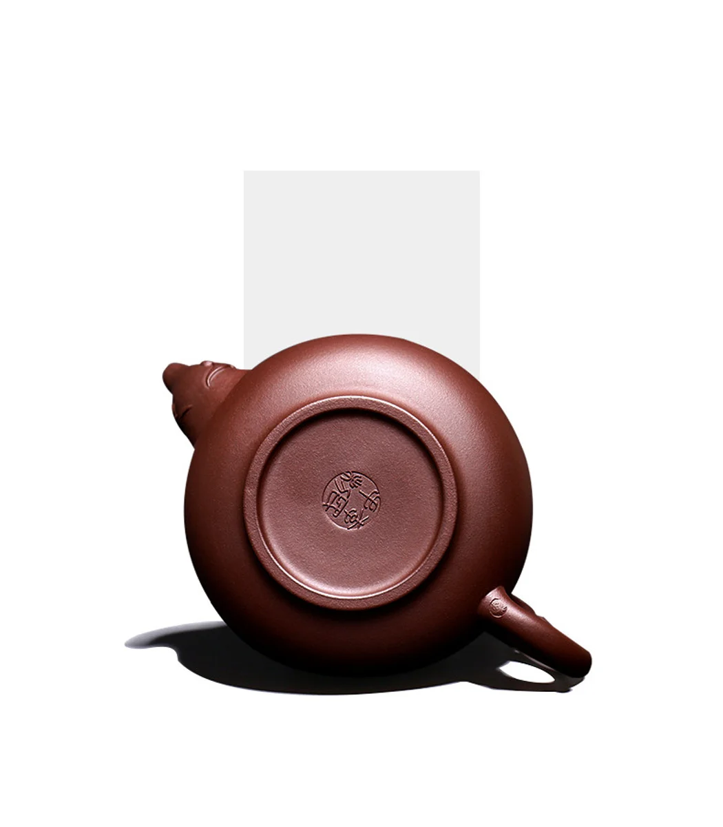 古悦堂 宜兴紫砂壶 纯手工大容量茶壶茶具套装 家用紫泥祥龙云肩 详情图 9