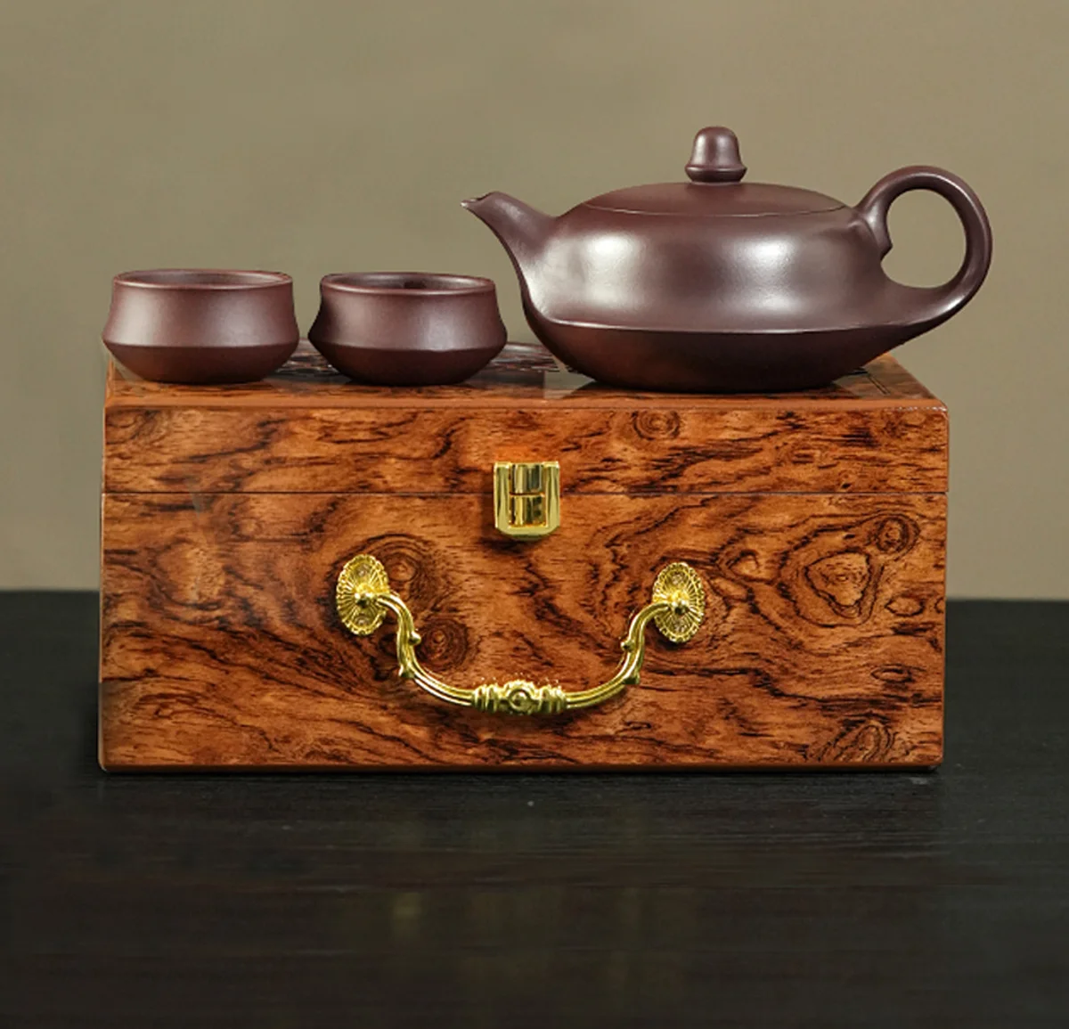 古悦堂宜兴紫砂壶套装纯手工正宗送礼茶壶功夫茶具泡茶大曲壶礼盒 详情图 16