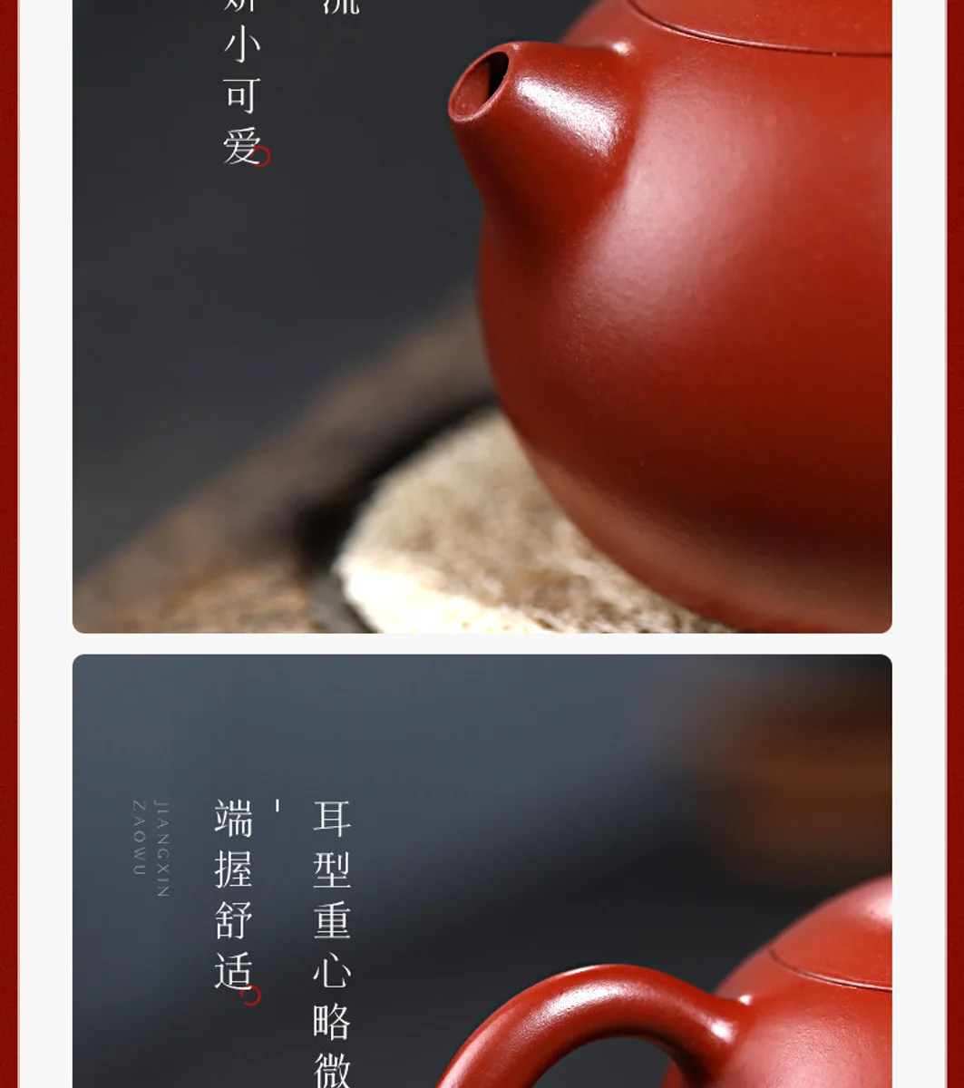 古悦堂宜兴名家紫砂壶纯全手工原矿茶壶功夫茶具 大红袍西施壶 详情图 8