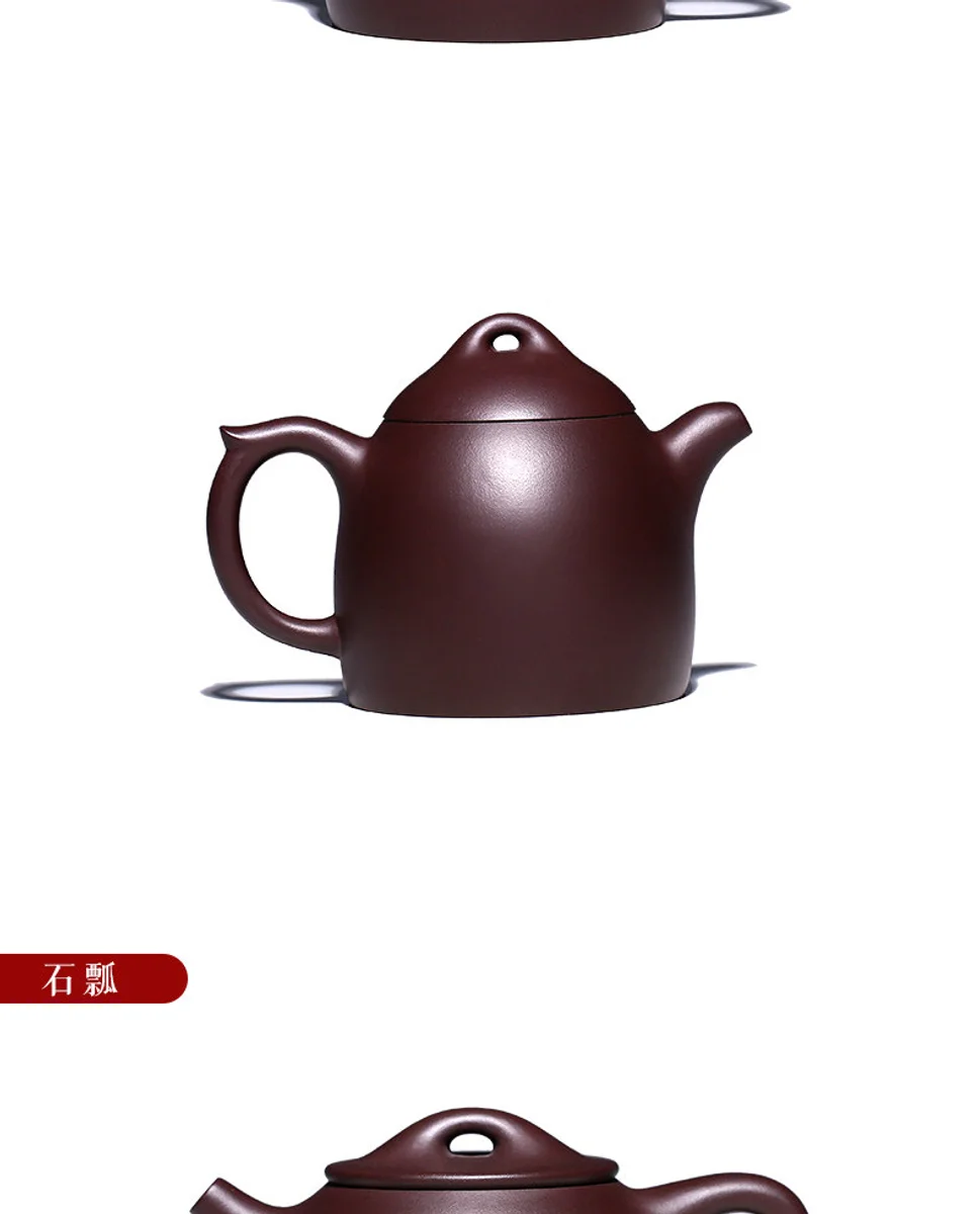 古悦堂 宜兴紫砂壶 纯全手工家用泡茶壶茶具套装 大号紫茄泥曲壶 详情图 19