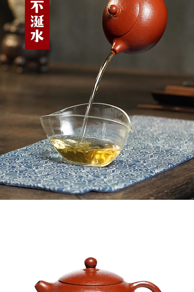 古悦堂 宜兴紫砂壶纯手工泡茶壶家用正品茶具单壶 粗砂大红袍西施 详情图 7