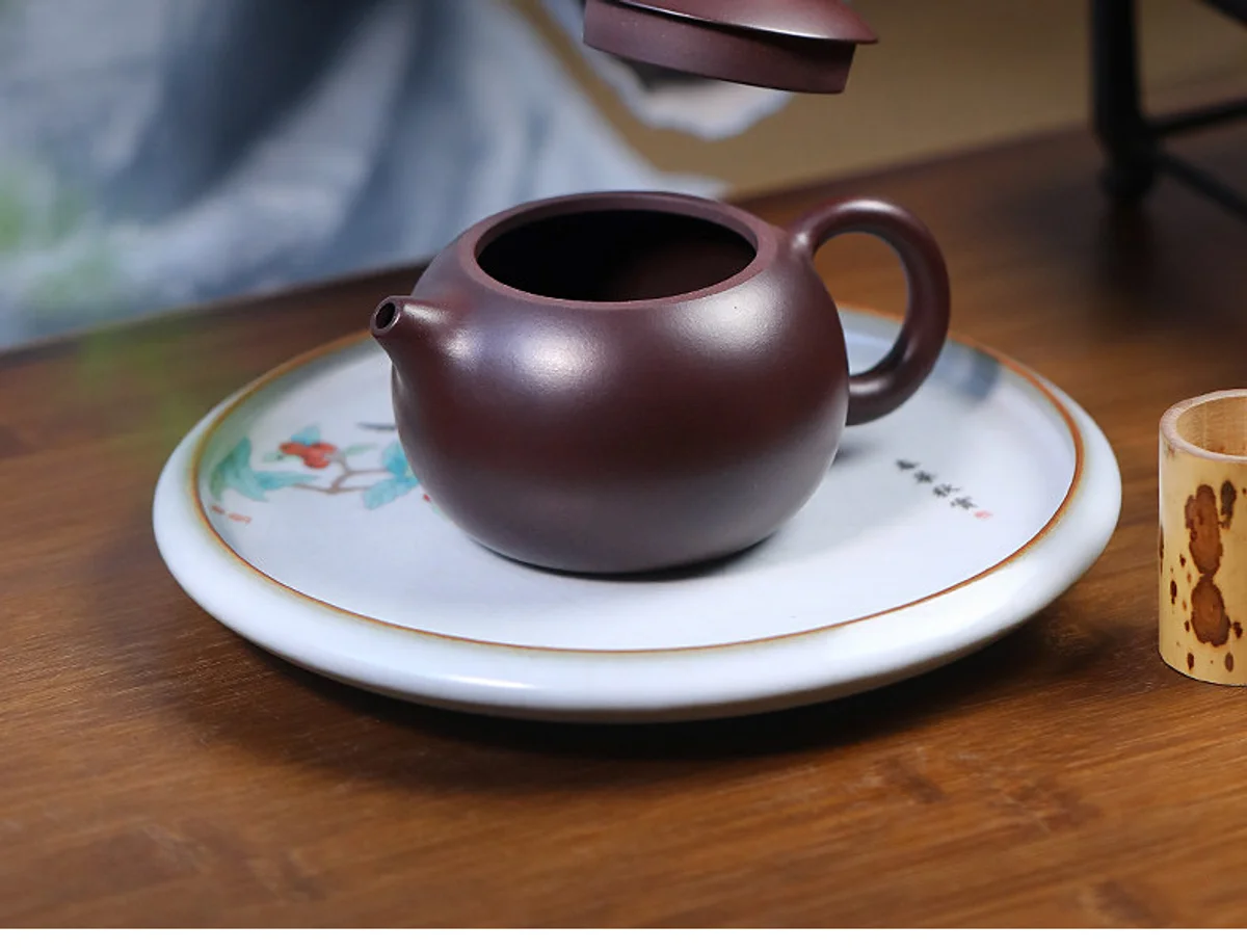 古悦堂宜兴原矿紫砂壶纯手工泡茶壶功夫茶具西施壶套装 紫气东来 详情图 7
