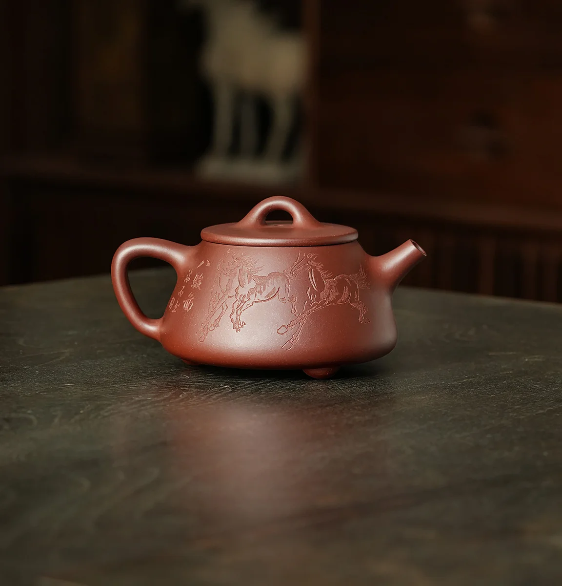 马到成功纯手工茶壶宜兴紫砂壶泡茶家用新款茶具套装送客户朋友礼 详情图 15