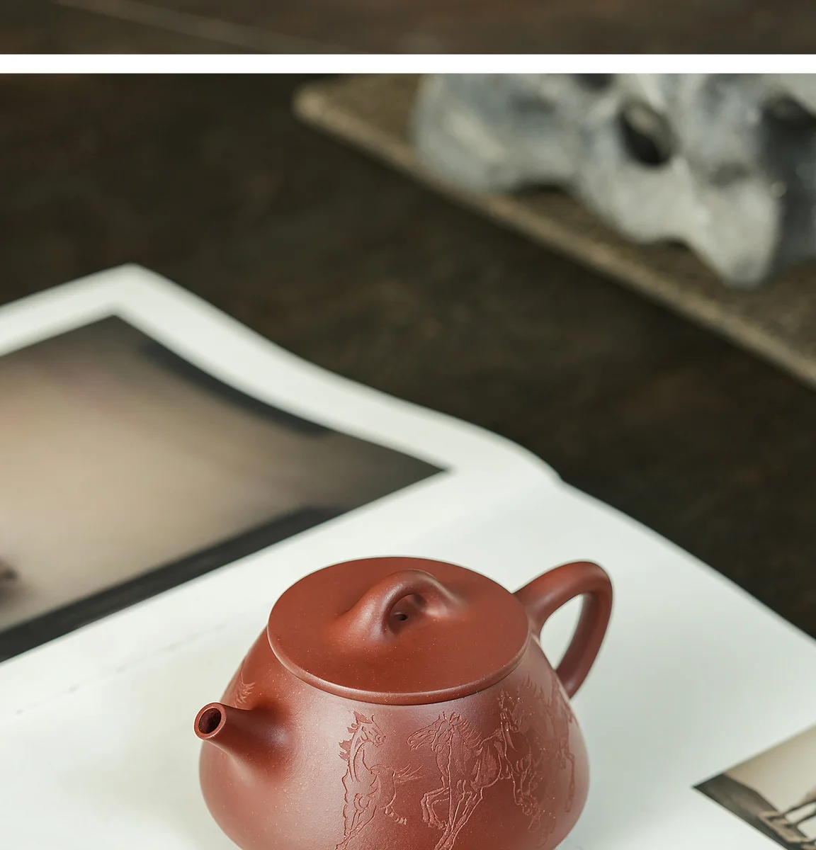 马到成功纯手工茶壶宜兴紫砂壶泡茶家用新款茶具套装送客户朋友礼 详情图 16