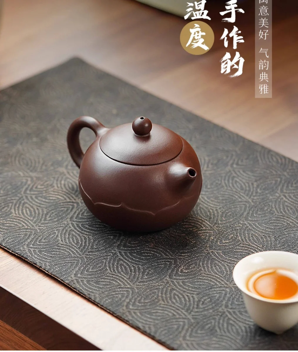 古悦堂 宜兴原矿紫泥紫砂壶纯全手工泡茶壶中式功夫茶具 莲花西施 详情图 9