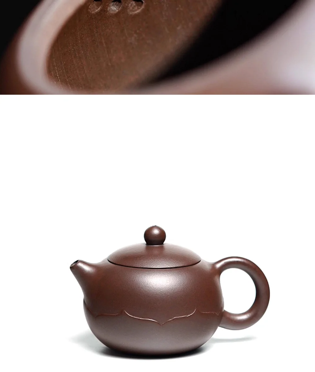 古悦堂 宜兴原矿紫泥紫砂壶纯全手工泡茶壶中式功夫茶具 莲花西施 详情图 13