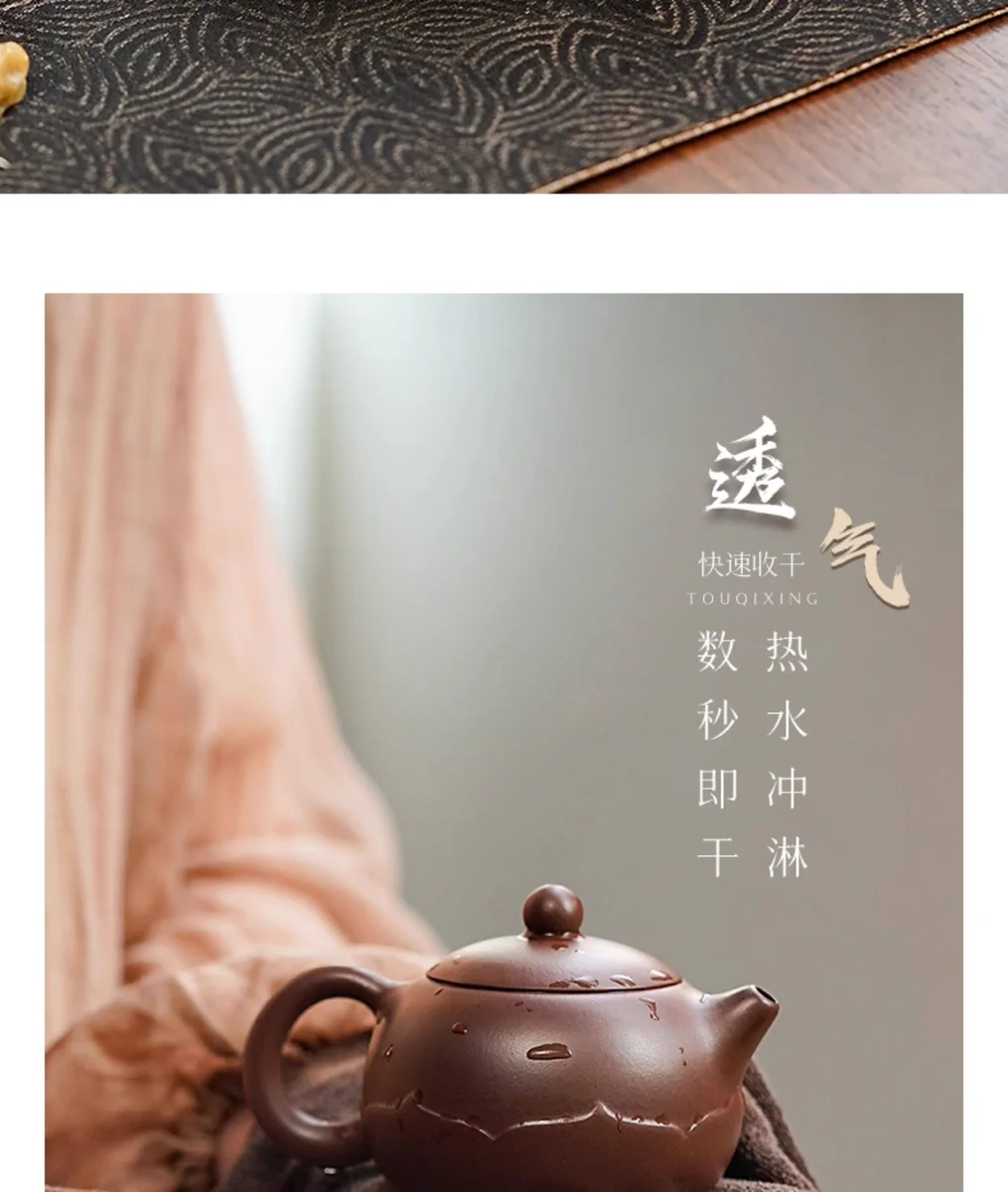 古悦堂 宜兴原矿紫泥紫砂壶纯全手工泡茶壶中式功夫茶具 莲花西施 详情图 2