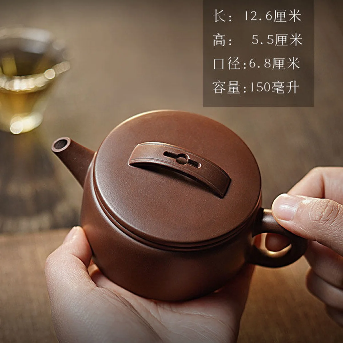 古悦堂 宜兴原矿全手工紫砂壶小品泡茶壶单壶功夫茶具 古韵汉瓦 - 6