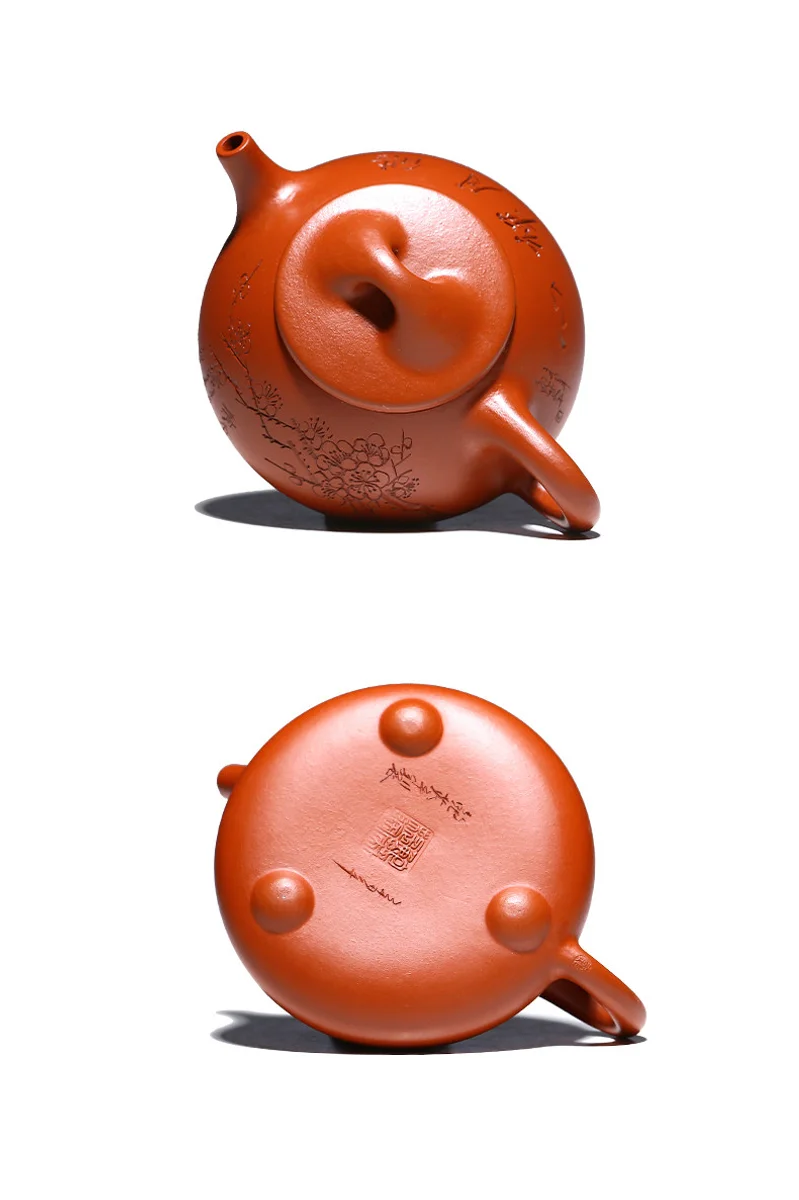 古悦堂宜兴紫砂壶纯全手工正品名家泡茶壶功夫茶具石瓢壶套装朱泥 详情图 16