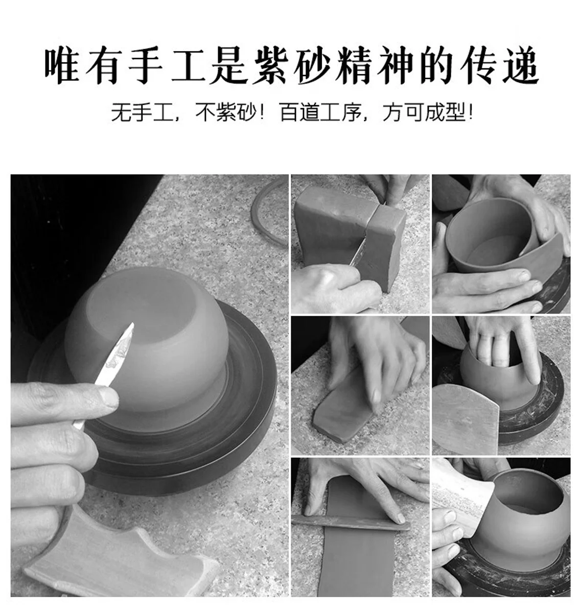 古悦堂 宜兴紫砂壶 日式茶具侧把茶壶全手工正品 紫泥横把唐羽壶 详情图 2