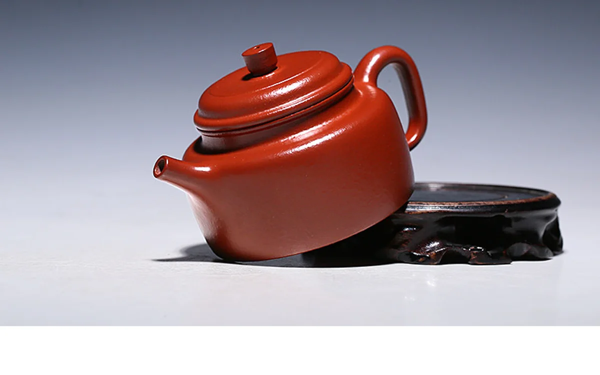 古悦堂宜兴纯全手工紫砂壶泡茶小茶壶功夫茶具20目粗砂大红袍德钟 详情图 10