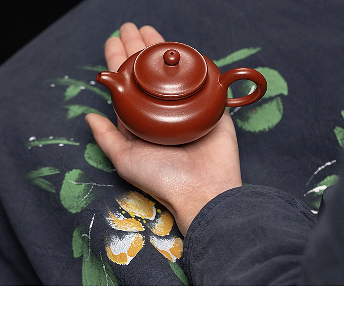 古悦堂宜兴紫砂壶纯手工泡茶壶一人用功夫茶具小壶大红袍朝阳掇只 详情图 16