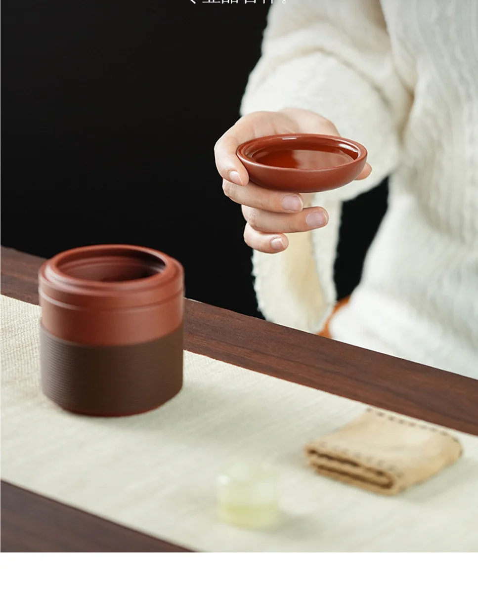 宜兴紫砂纯手工快客杯便携式旅行茶具个人专用办公喝茶杯子快客杯 详情图 4