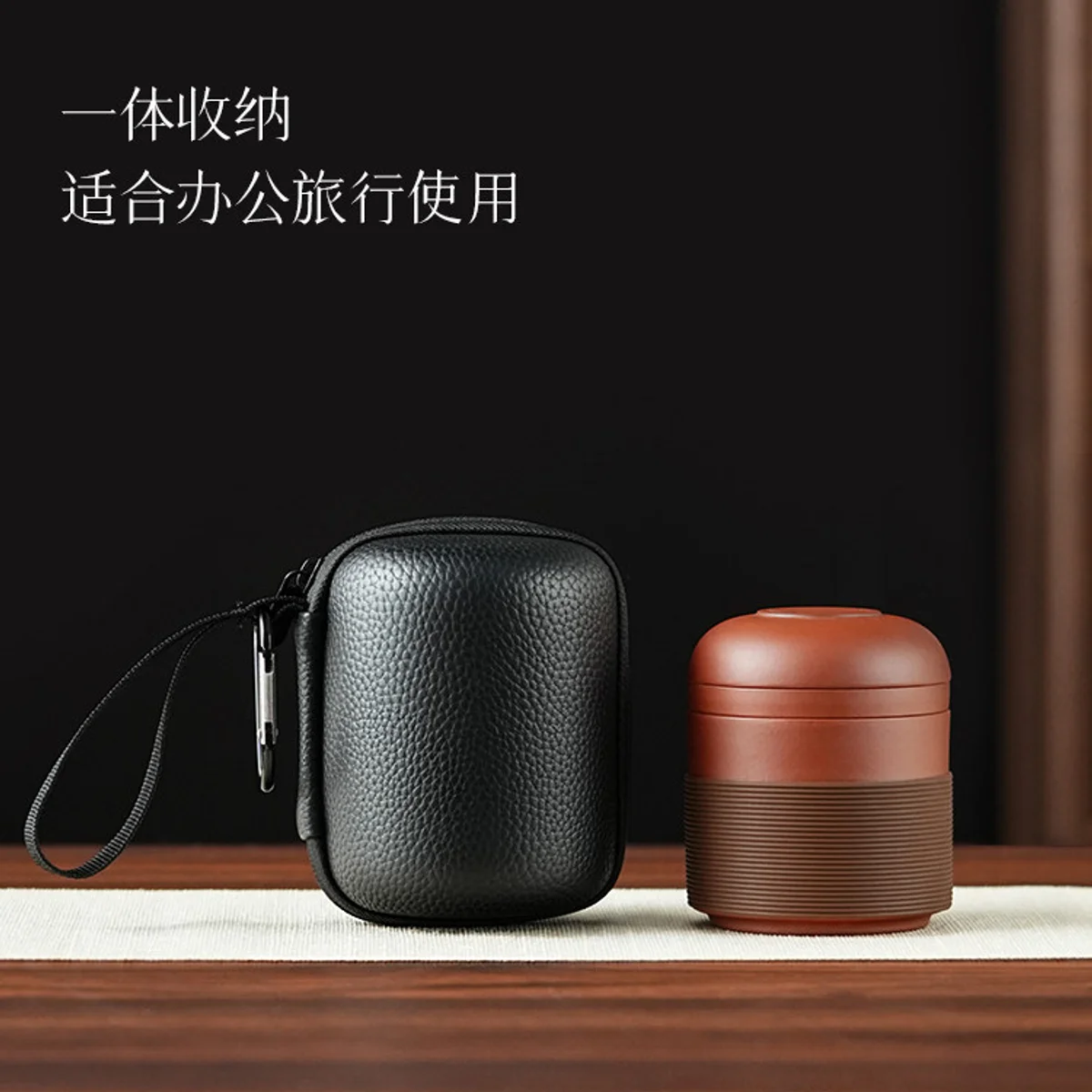 宜兴紫砂纯手工快客杯便携式旅行茶具个人专用办公喝茶杯子快客杯 - 6
