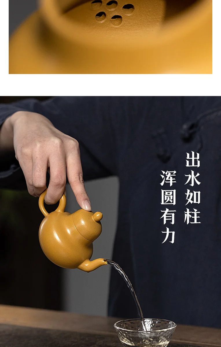 古悦堂 宜兴原矿紫砂壶纯全手工泡茶壶迷你正品茶具套装 春华思亭 详情图 2