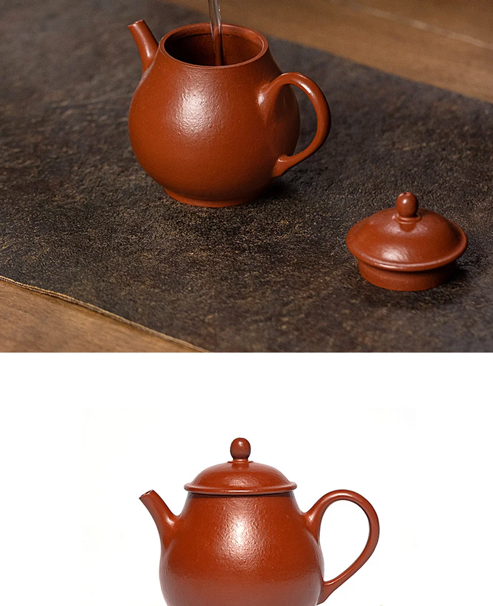 古悦堂 宜兴紫砂壶纯手工泡茶壶迷你一人用功夫茶具 大红袍高潘壶 详情图 17