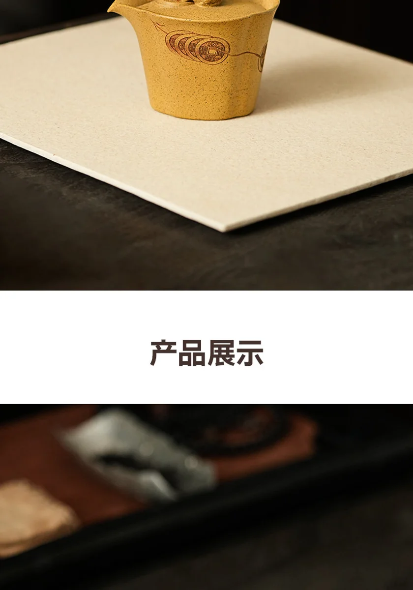 宜兴纯手工泡茶壶家用招财手抓壶盖碗送礼专用泡茶单壶柴烧手抓壶 详情图 3