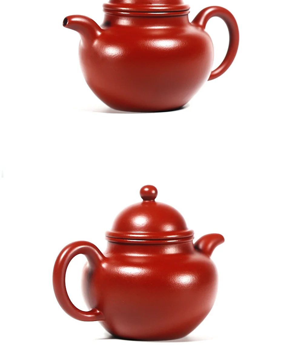 古悦堂 宜兴原矿紫砂壶 纯手工泡茶壶茶具套装 大红袍掇球壶 详情图 14