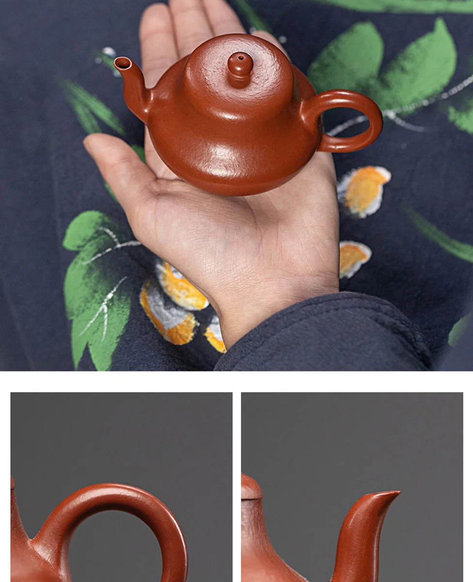 古悦堂宜兴紫砂壶纯手工泡茶壶一人独饮小茶具功夫单壶大红袍君德 详情图 10