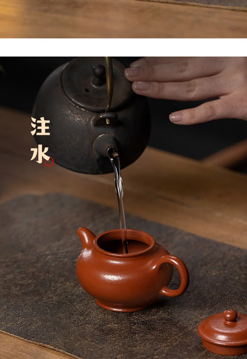 古悦堂 宜兴紫砂壶纯手工泡茶壶个人专用独饮茶具小壶 大红袍掇只 详情图 12