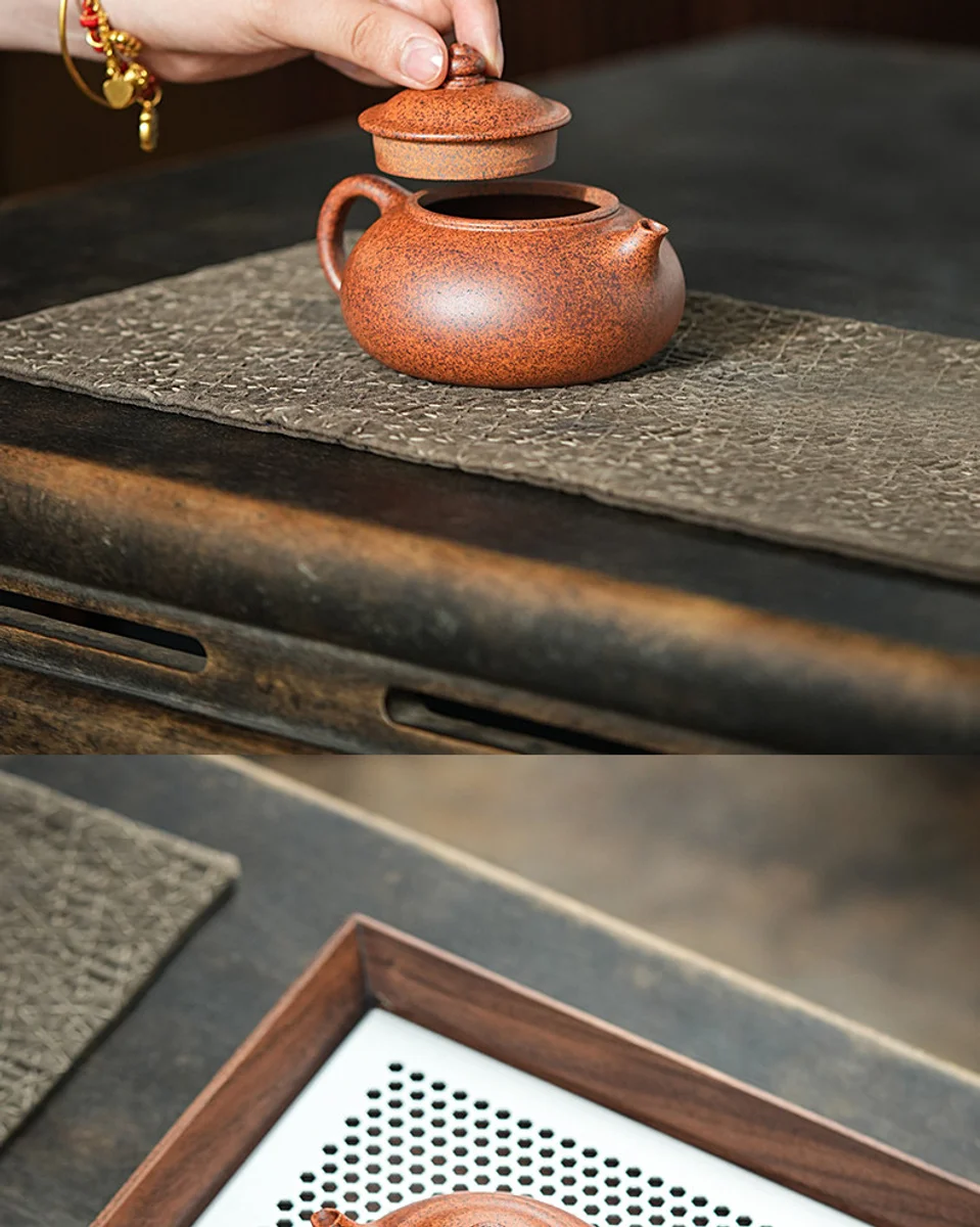 宜兴紫砂茶具纯手工茶壶泡茶家用2026新款一人用功夫小壶波浪寒江 详情图 12