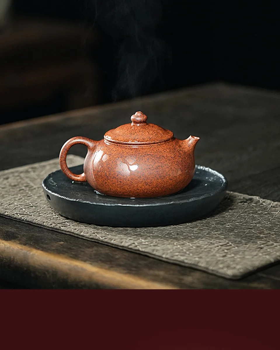 宜兴紫砂茶具纯手工茶壶泡茶家用2026新款一人用功夫小壶波浪寒江 详情图 3