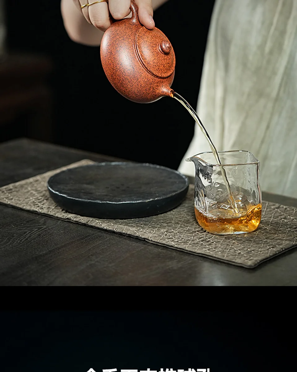 宜兴紫砂茶具纯手工茶壶泡茶家用2026新款一人用功夫小壶波浪寒江 详情图 7