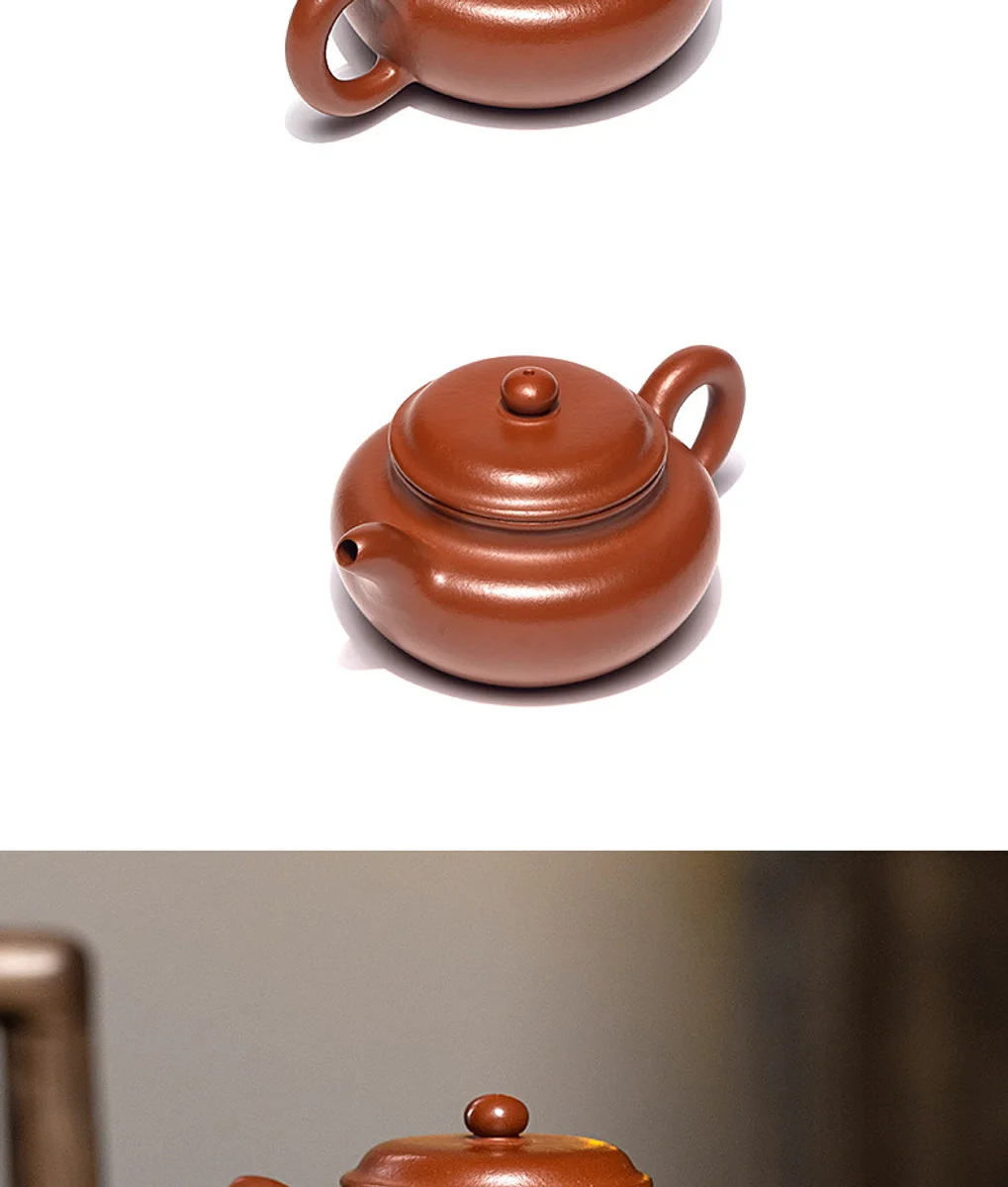 古悦堂 宜兴原矿紫砂壶纯全手工泡茶壶朱泥正品茶具套装 芳影仿古 详情图 20
