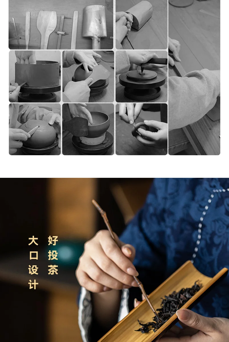 古悦堂 宜兴原矿紫砂壶纯全手工泡茶壶正品家用茶具套装 承香汉瓦 详情图 7