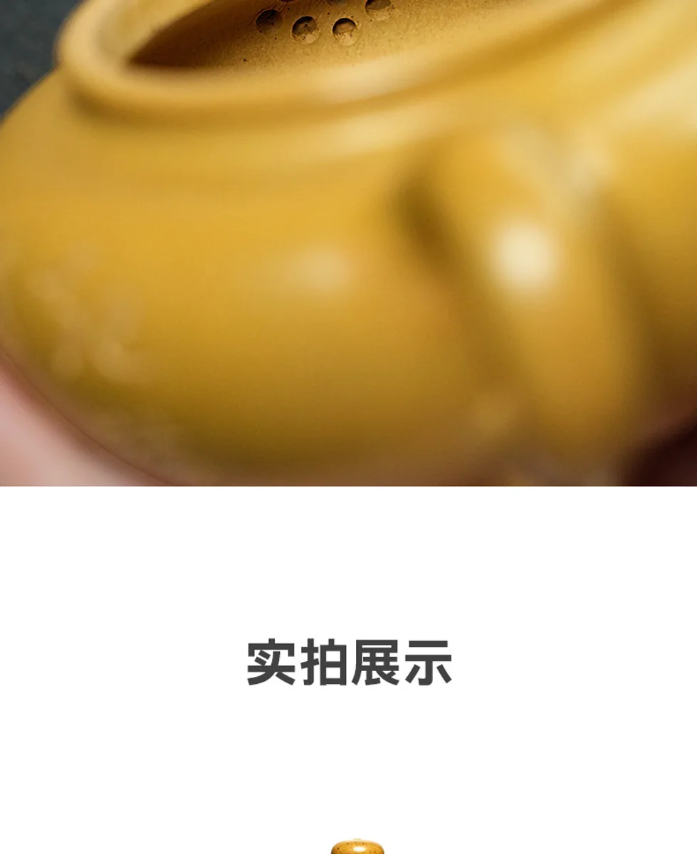古悦堂 宜兴紫砂壶旗舰店纯手工正品家用泡茶壶单壶段泥 刻字仿古 详情图 12
