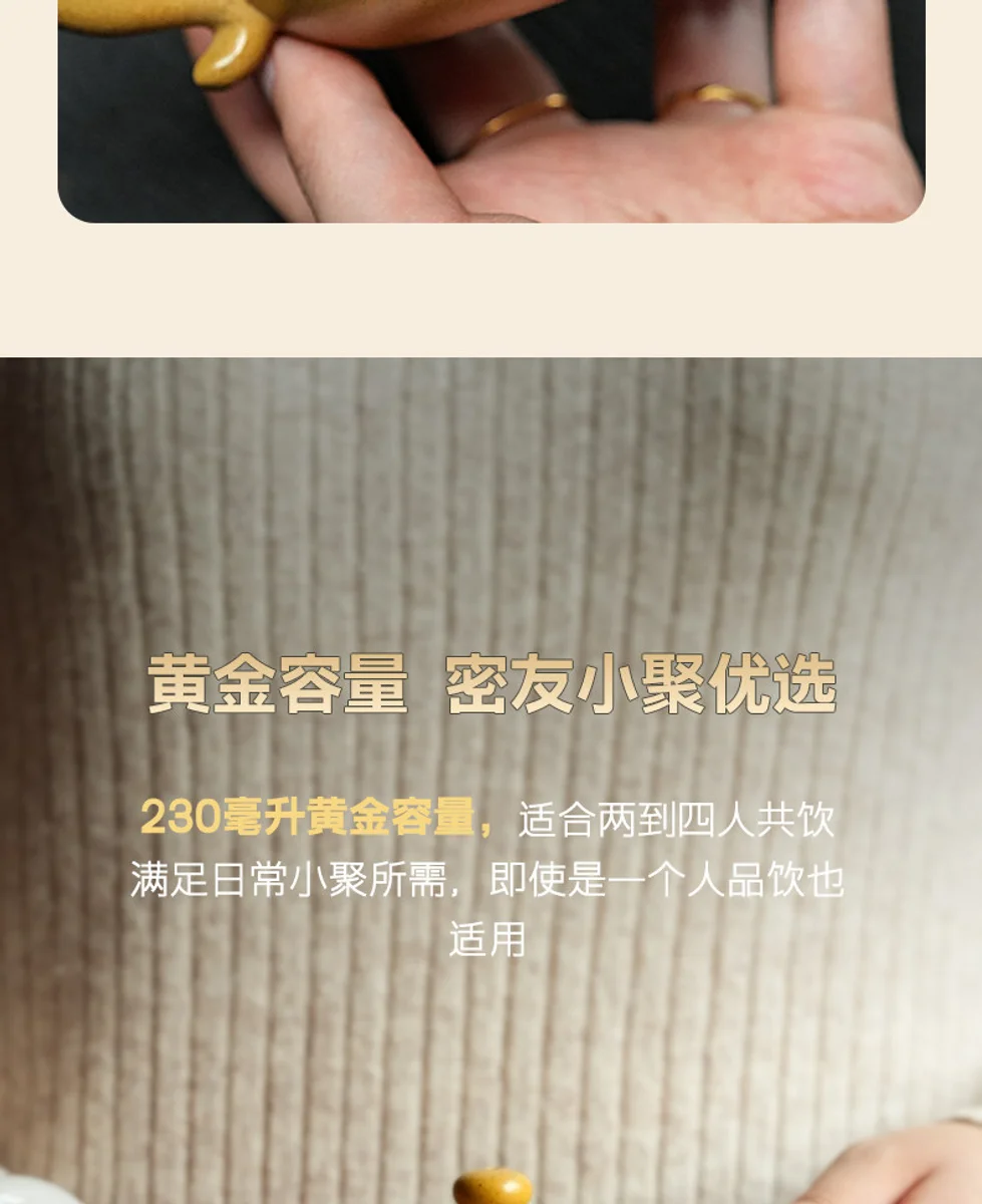 古悦堂 宜兴紫砂壶旗舰店纯手工正品家用泡茶壶单壶段泥 刻字仿古 详情图 7