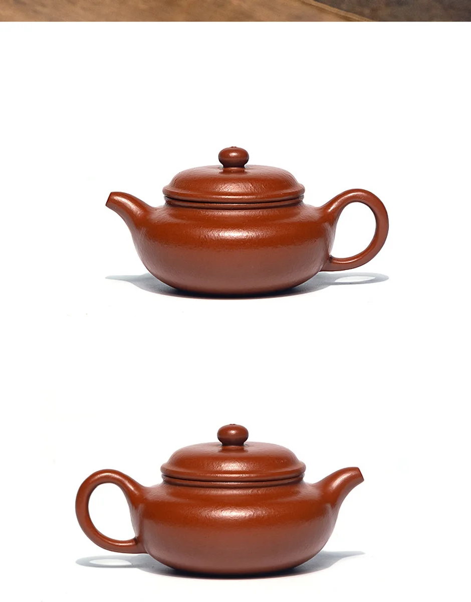 古悦堂 宜兴紫砂壶纯手工泡茶壶迷你一人独饮茶具单壶 大红袍仿古 详情图 16