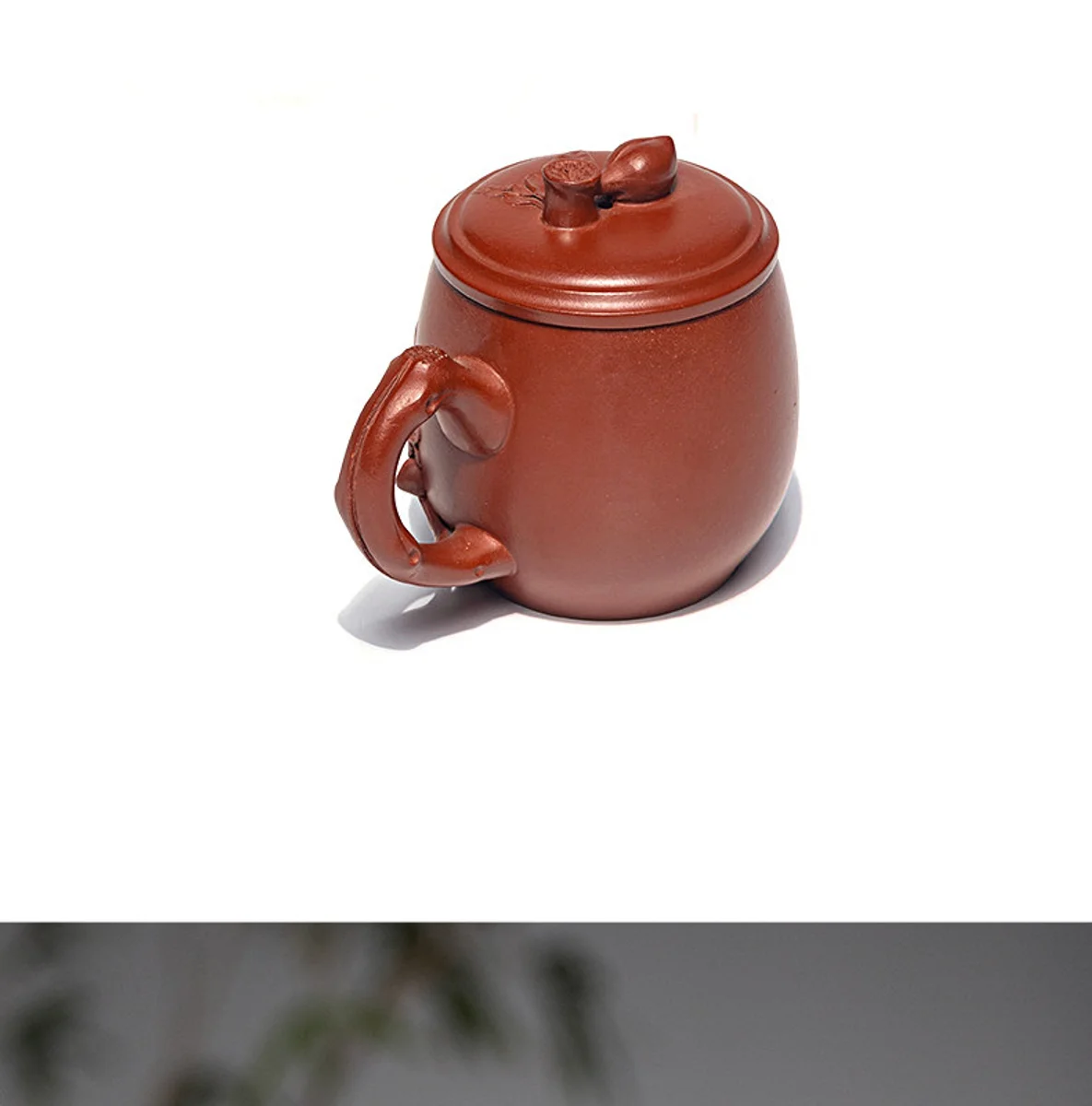 古悦堂 宜兴紫砂杯全手工紫砂家用茶杯办公泡茶杯大红袍 福寿盖杯 详情图 9