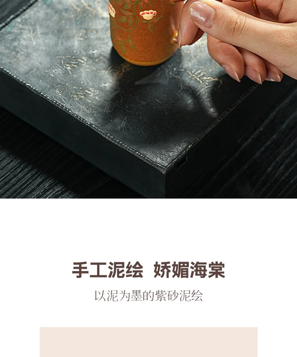 古悦堂手工茶具个人专用喝茶茶杯高档紫砂带把主人杯办公室咖啡杯 详情图 1