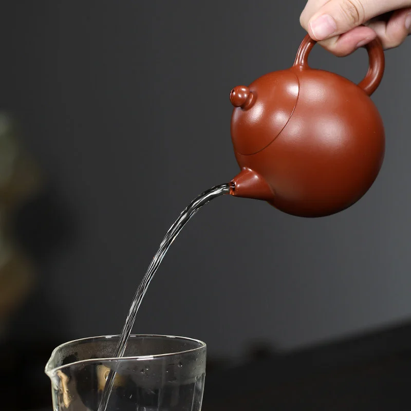 藏壶天下宜兴紫砂壶纯手工功夫茶具原矿大红袍家用泡茶壶龙蛋壶 - 6