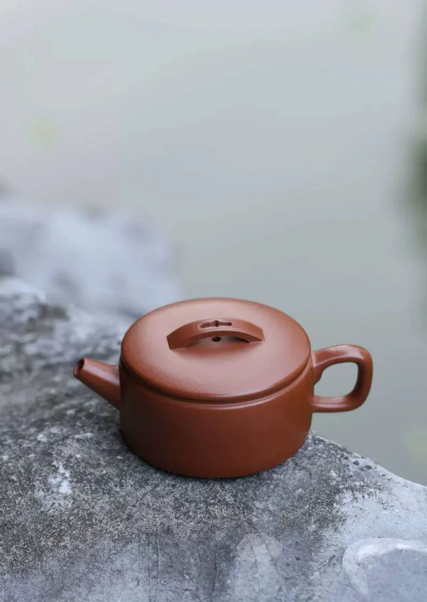宜兴紫砂壶纯手工功夫茶具一人用紫泥小容量泡茶汉瓦壶套装180ml 详情图 21